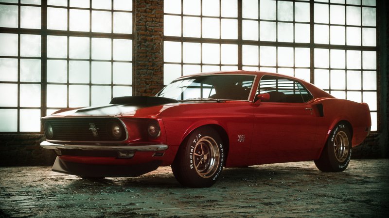 Ford Mustang Boss 1969 John Wick