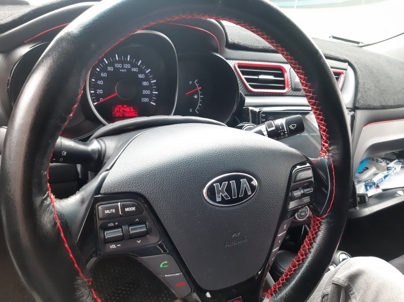 Kia Rio 3 перешить руль