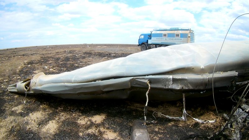 Упавшая ракета