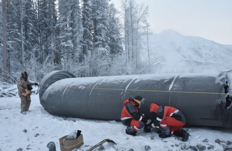 Районы падения ступеней ракет