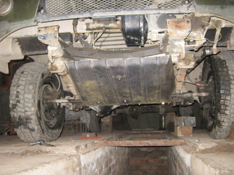 УАЗ 452 снизу
