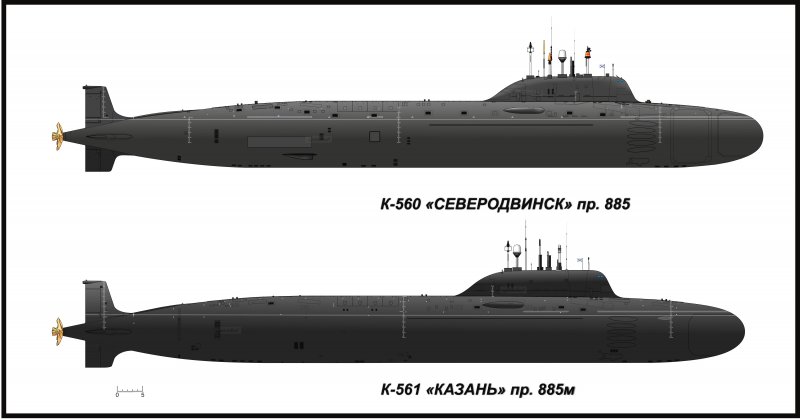 Подводная лодка 885м ясень-м