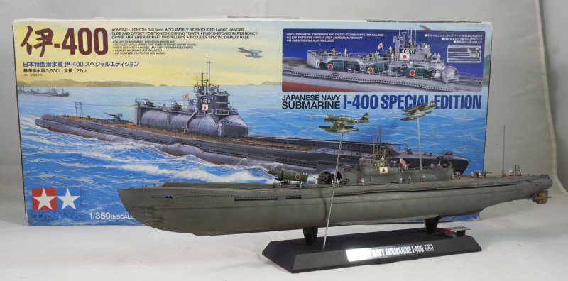 I-400 подводная лодка Tamiya