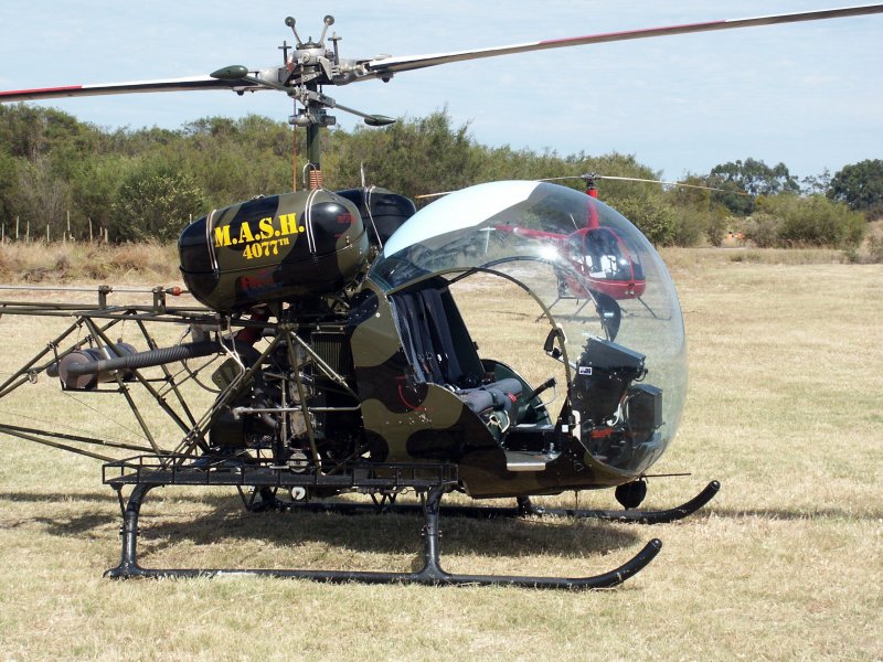 Bell 47g Helicopter