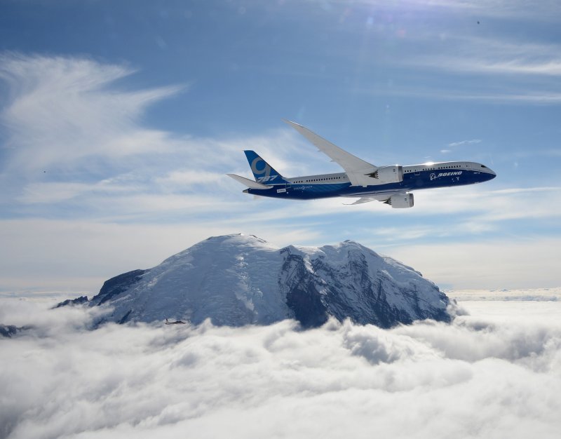 Boeing Dreamliner 787 в полете