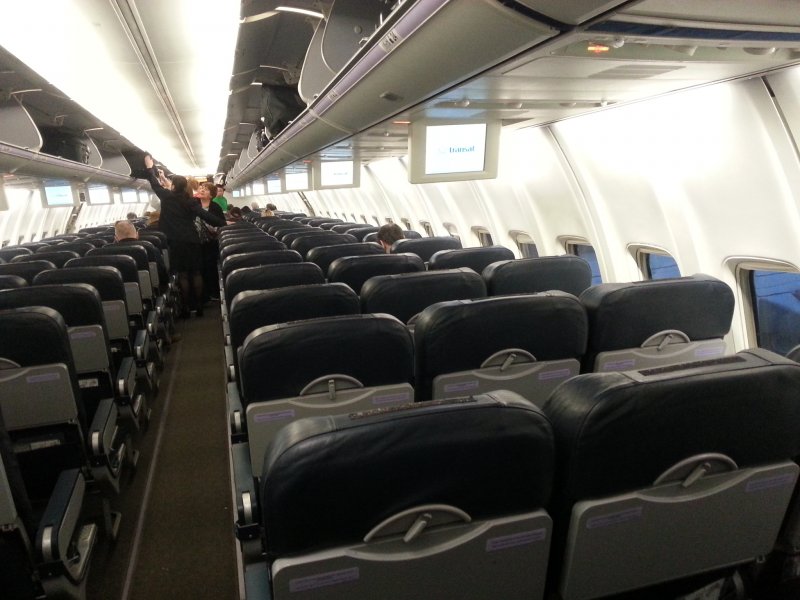 SAS 737-700 Cabin