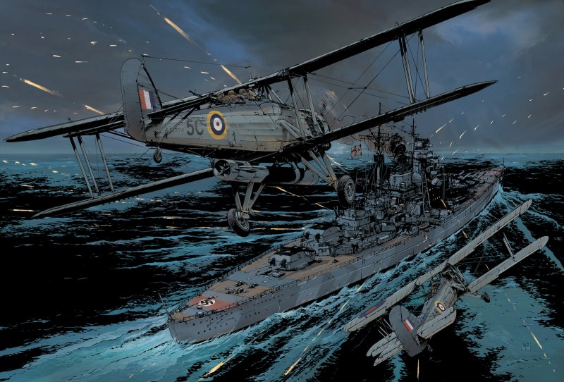 Swordfish самолет потопивший бисмарк