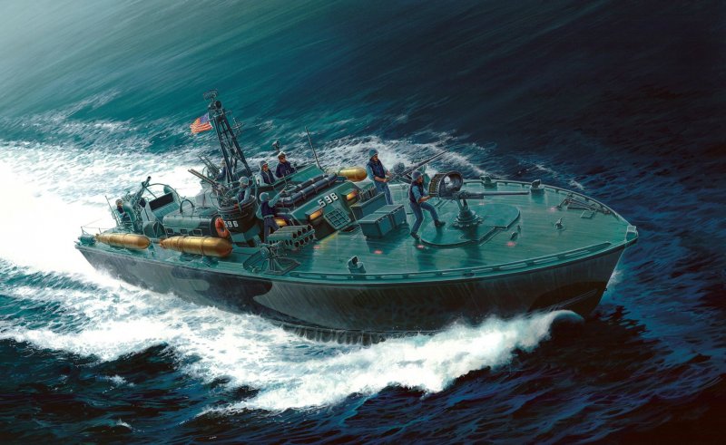 Катер Elco 80` Torpedo Boat pt-596