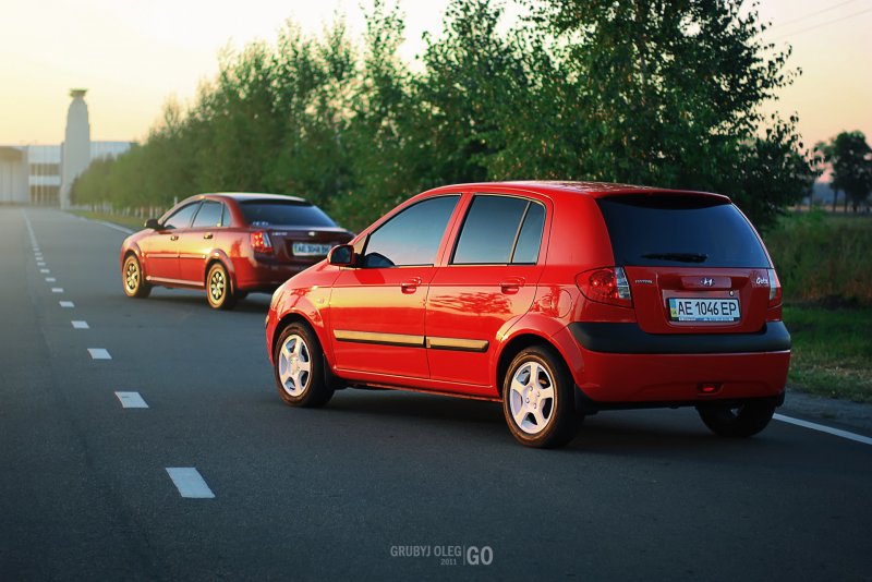Hyundai Getz спереди