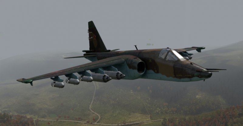 Самолёт-Штурмовик Су-25