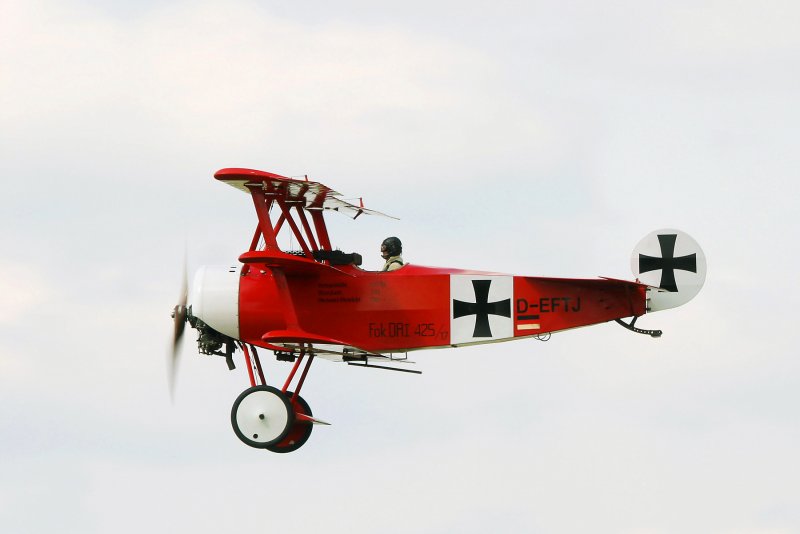 Fokker dr1 арт Red Baron