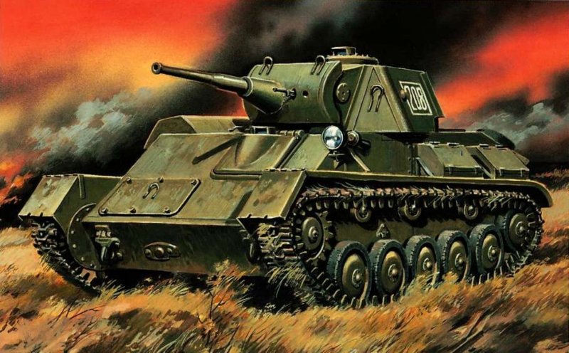 Советский танк т-70