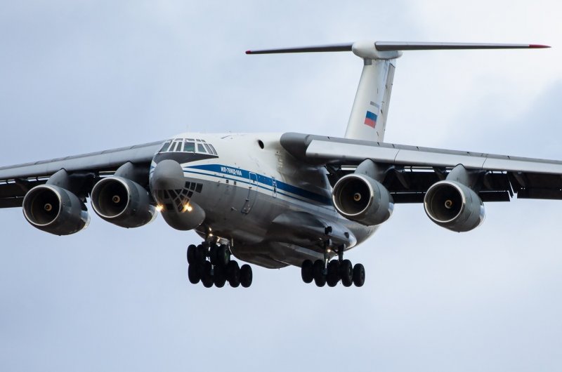 Ил 76 МД 90 А на взлете