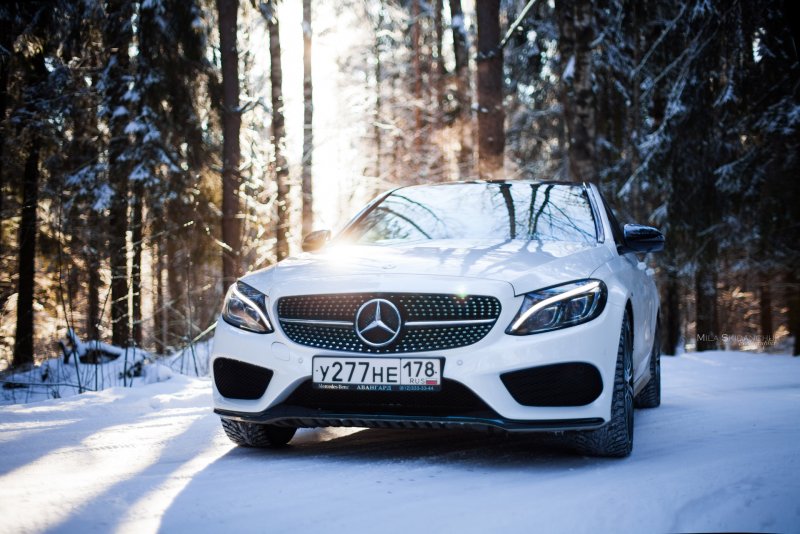Mercedes-Benz c450 зима