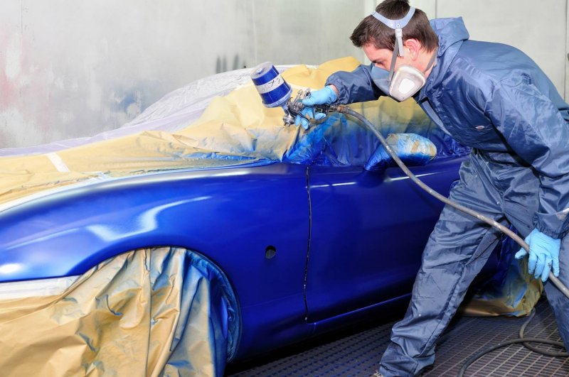 Покраска авто до и после