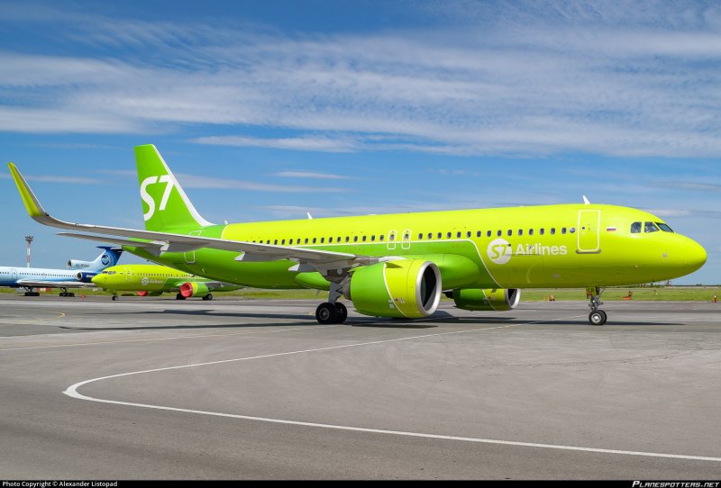 Airbus a320neo s7 Airlines Новосибирск