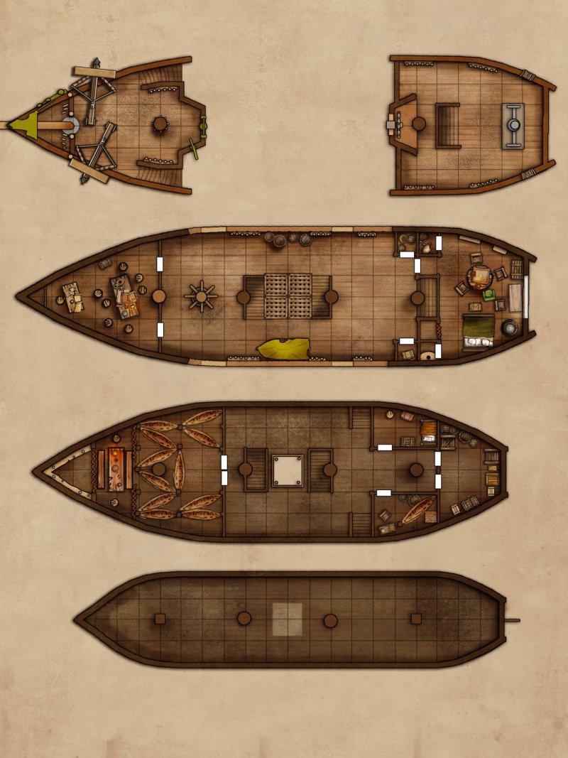ДНД ship Maps