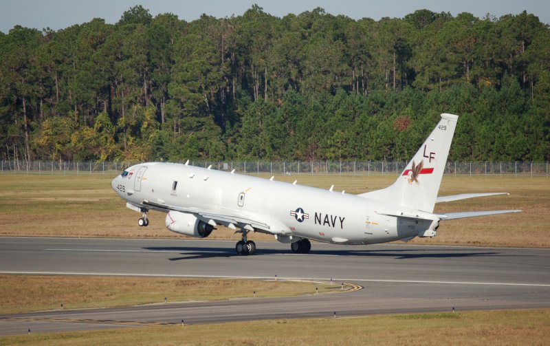 Выпроводили самолёт p8 Poseidon