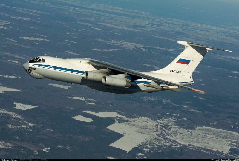Ил 76 в полёте