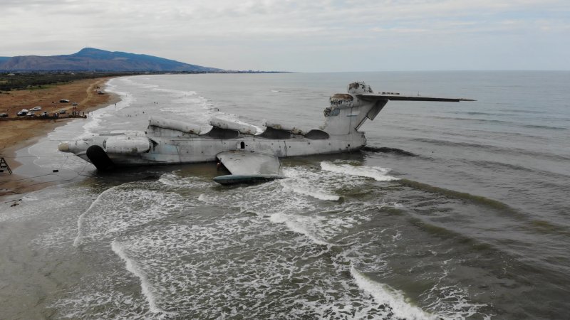 Каспийский монстр экраноплан Лунь