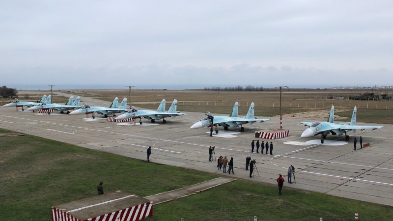 Авиабаза Бельбек в Крыму