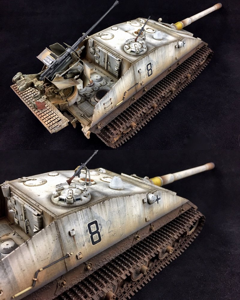 Jagdpanzer e100 модель Trumpeter