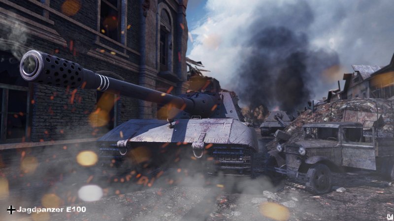 JG PZ E 100 броня