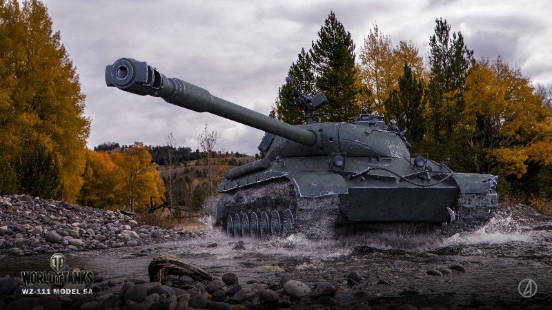 WZ-111 model 5a 3d стиль