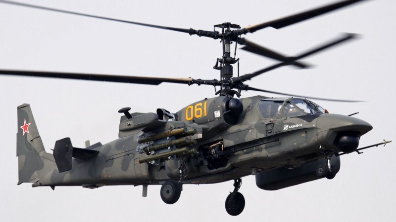 Боевой ударный вертолет ка-52 Аллигатор