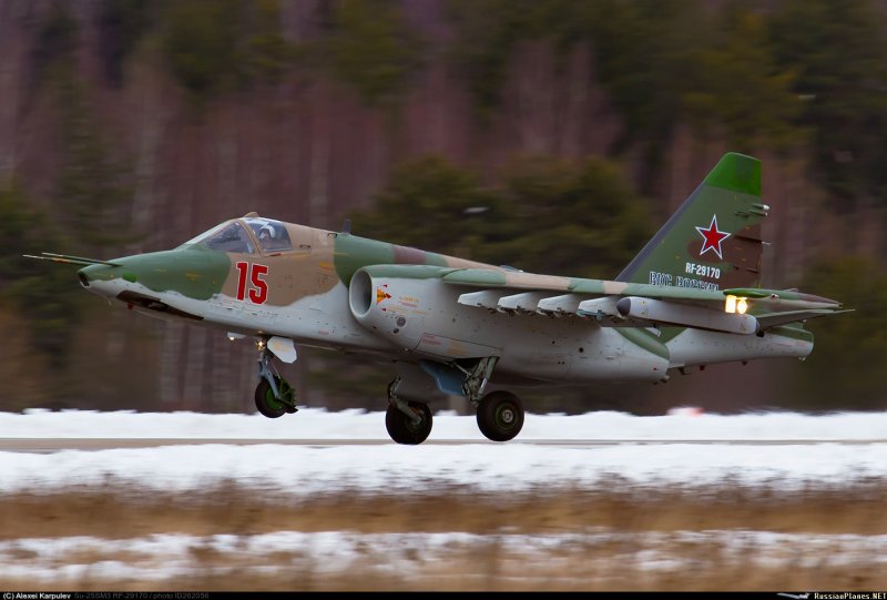 Штурмовики Су-25см3 удар