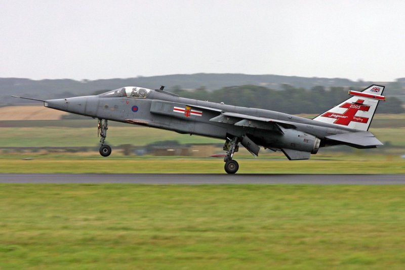 Sepecat Jaguar Fighter.