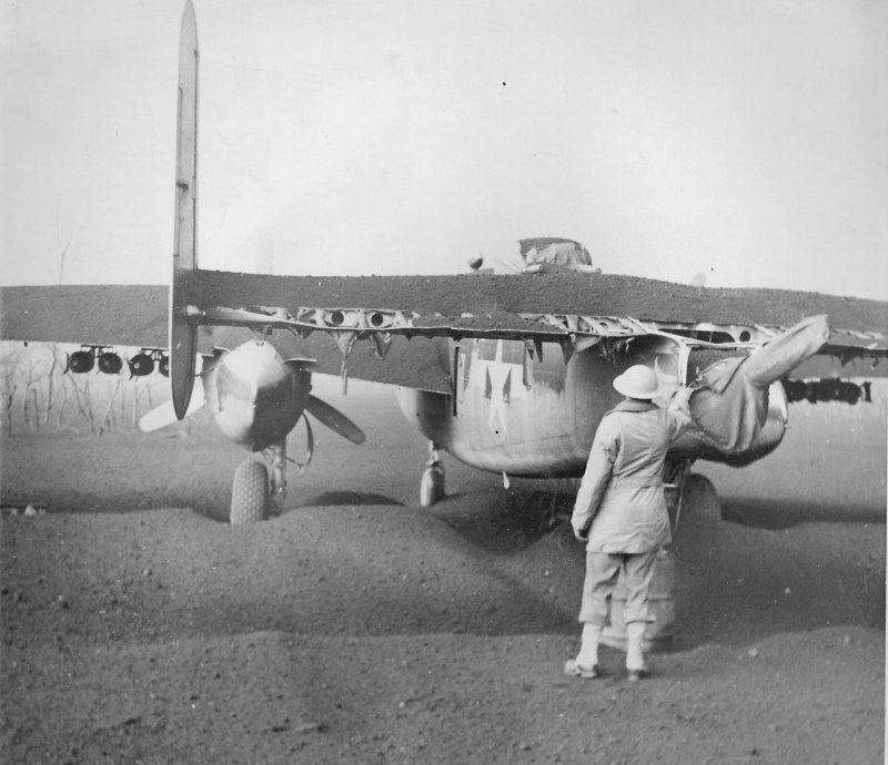 B-25 Mitchell на аэродроме