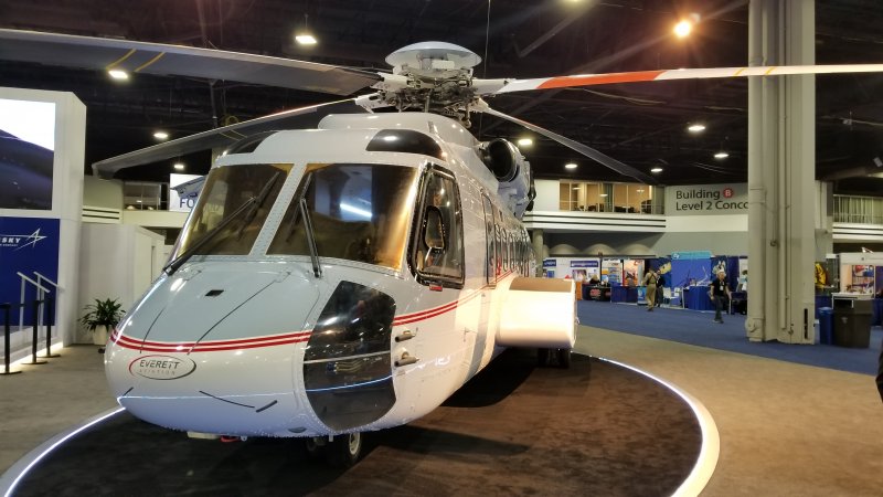 Sikorsky s-92a Helibus салон