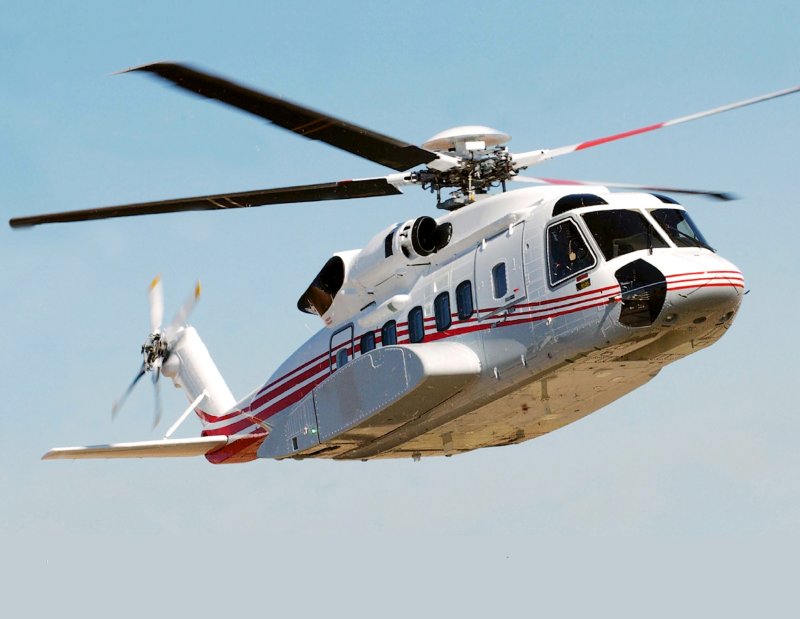 Sikorsky s-92 на море