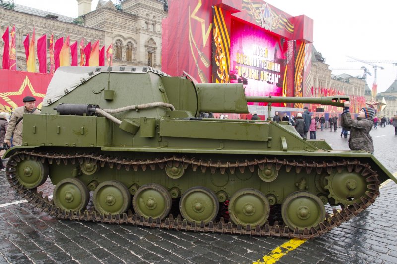 Советская САУ Су-76м