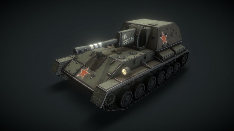 Су 76 на базе т27