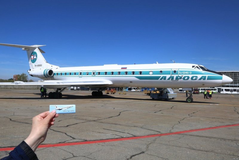 Ту 134б пассажирский самолёт