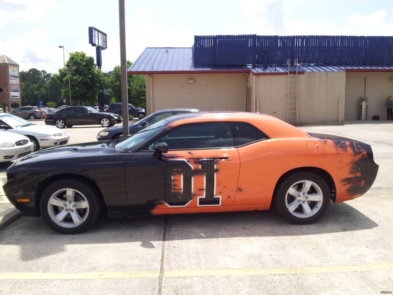 Dodge Challenger покраска