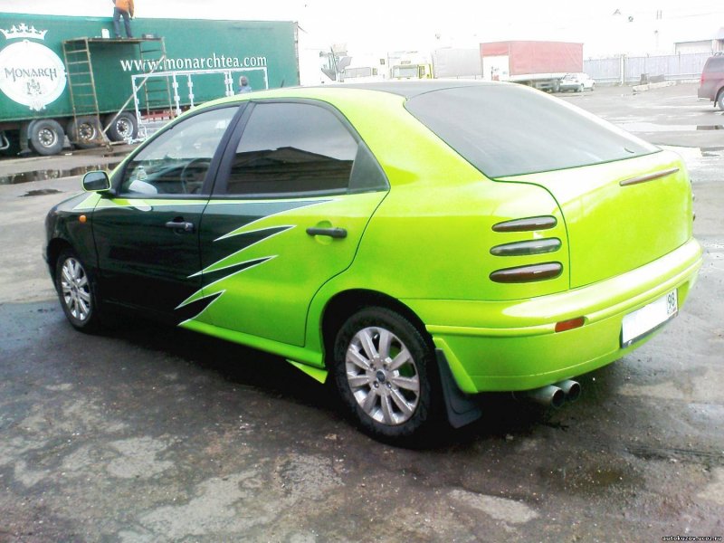 Двухцветная покраска автомобиля