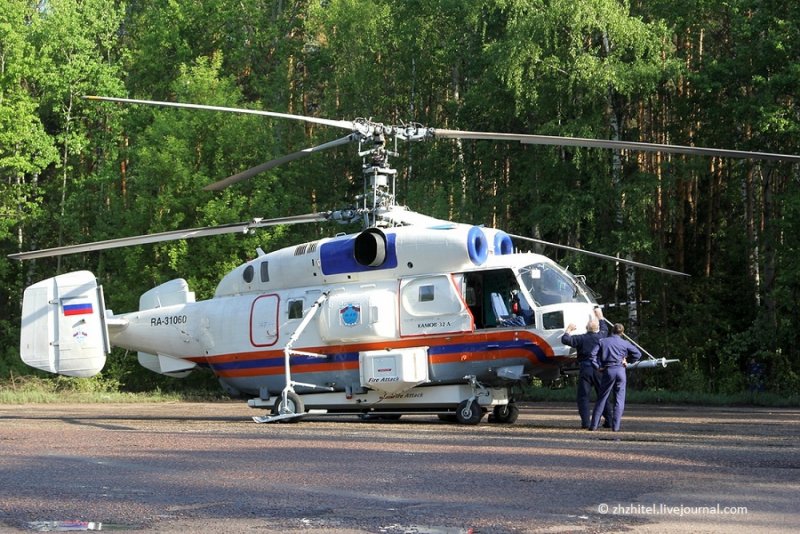 Вертолет ка-32 в Москве