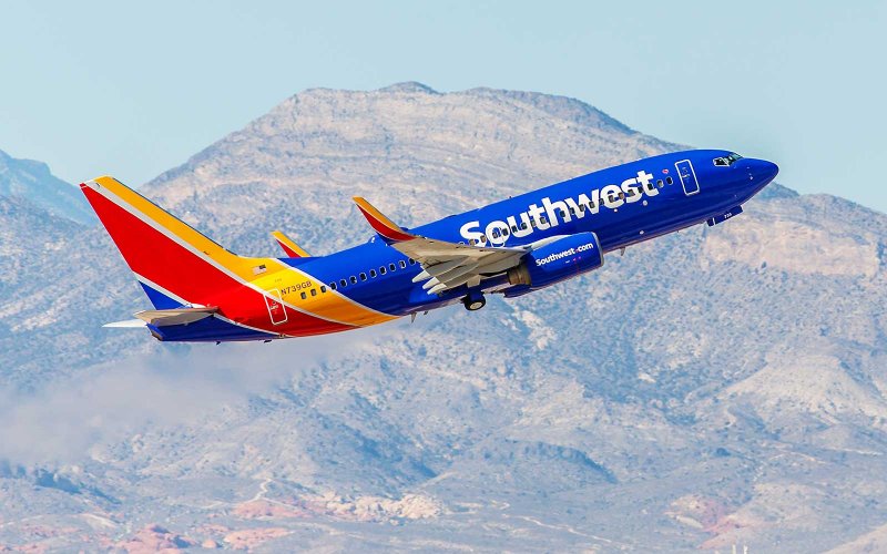 Самолёт авиакомпании Southwest