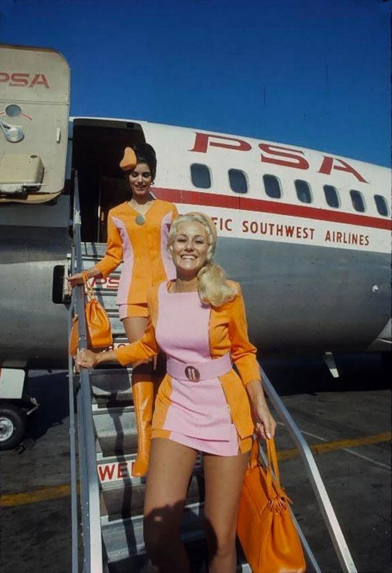 Pacific Southwest Airlines стюардессы