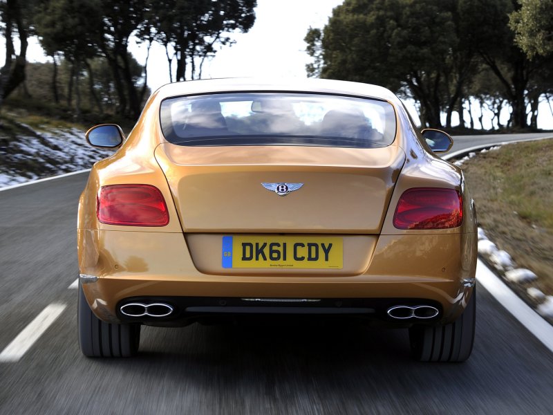 Bentley Continental gt сзади