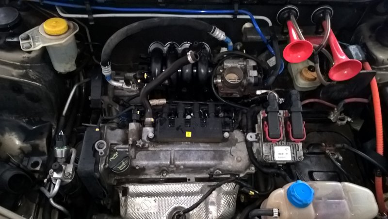 Подкапотное Fiat Albea