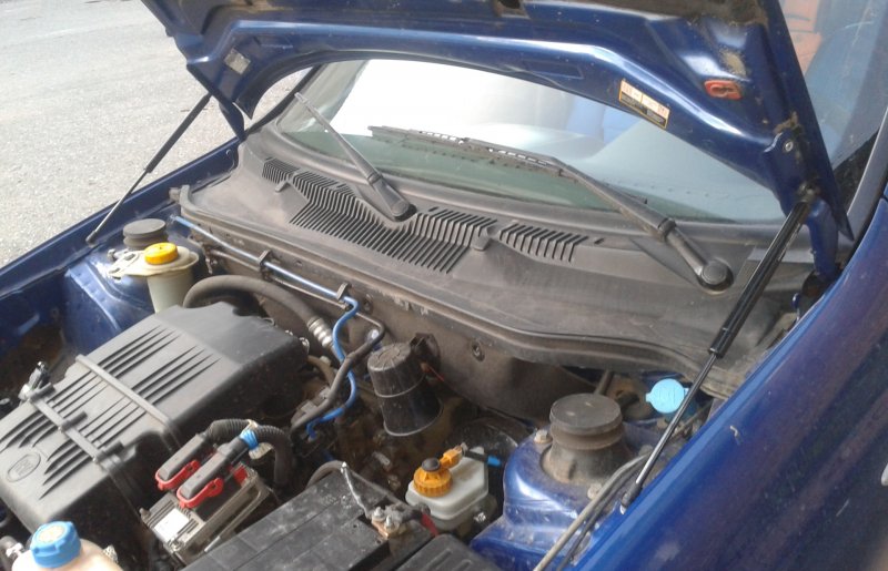Fiat Albea подкапотка