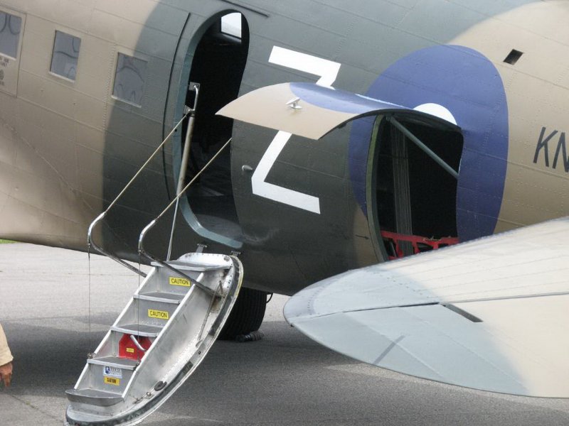 Douglas c-47 Skytrain внутри