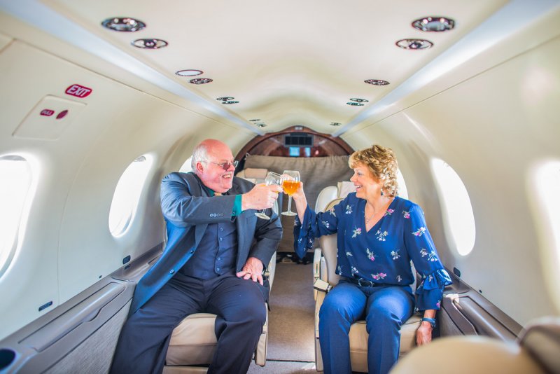 Pilatus PC-12 салон