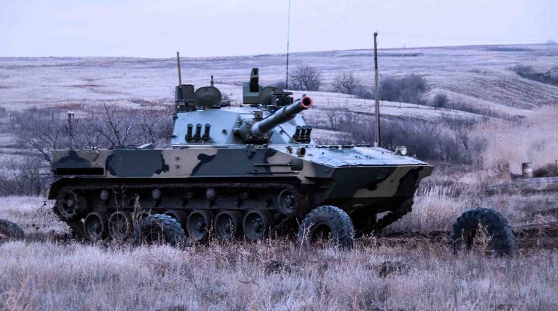 Плавающий танк Спрут сдм1