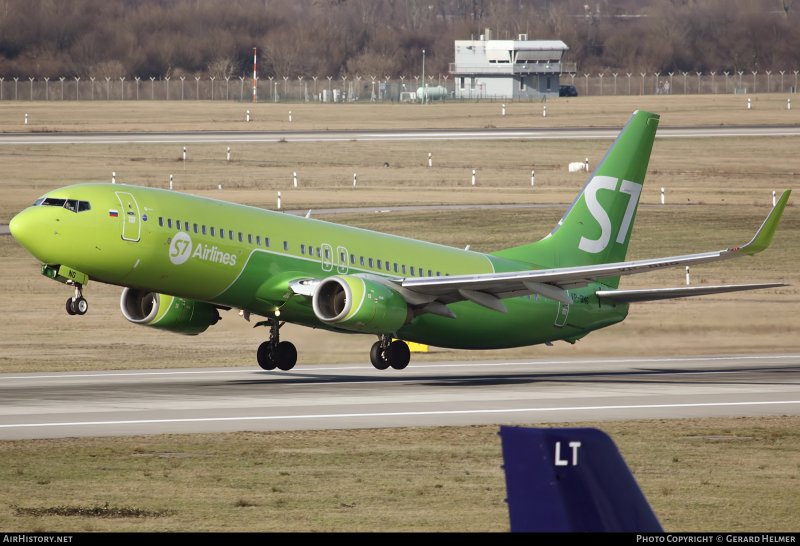 Боинг 737-800 авиакомпании s7
