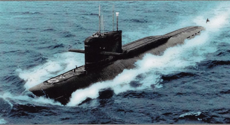 На АПЛ К-140 «навага» на заводе